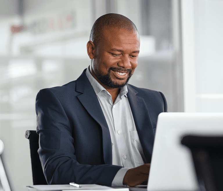 smiling business man